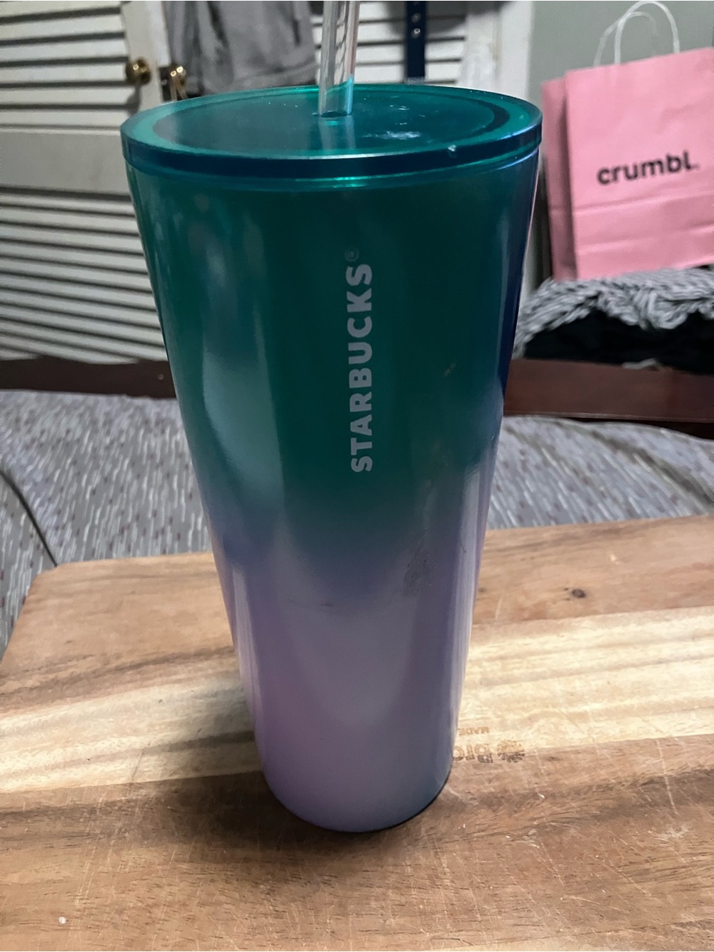 Starbucks Stainless Steel Blue To Purple Ombré Tumbler